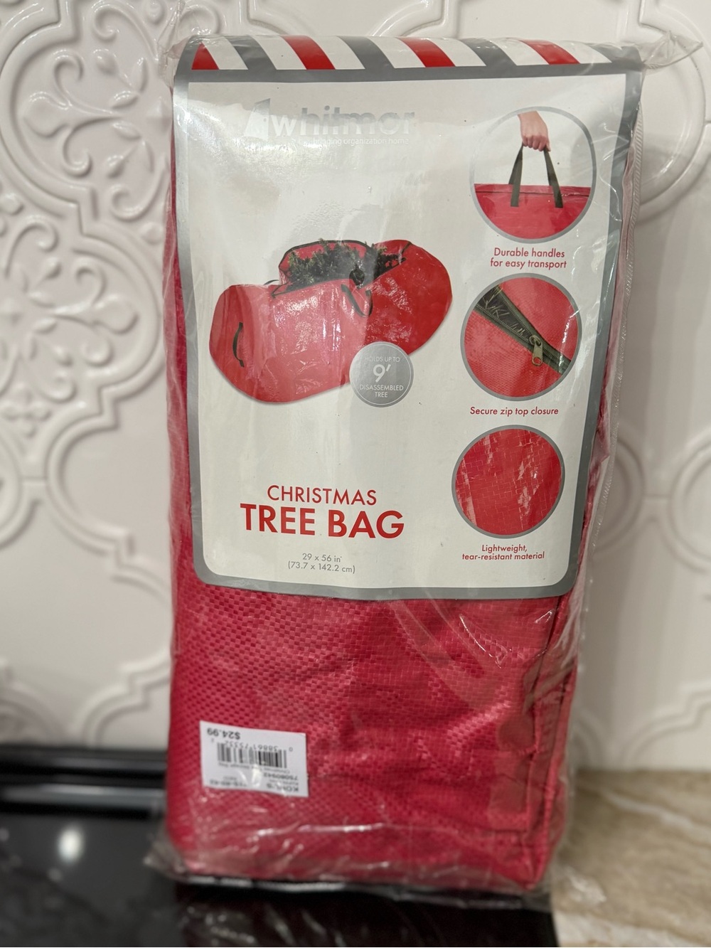 Whitmor Christmas Tree Bag NWT